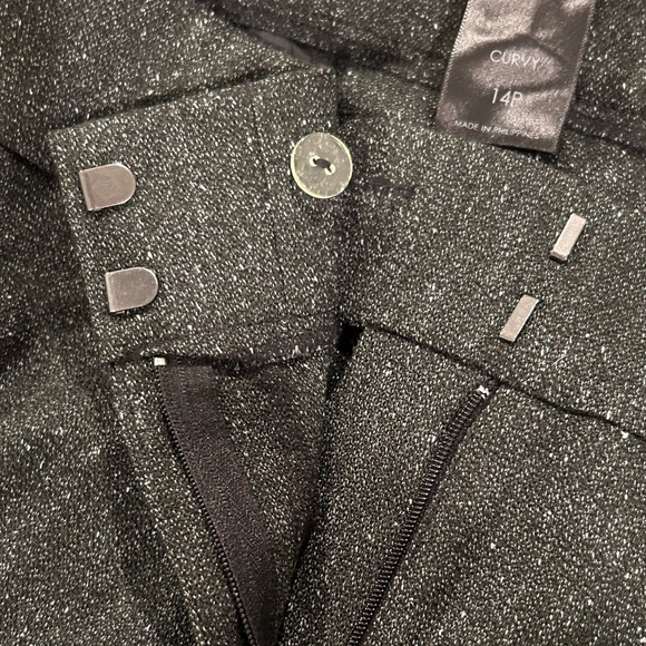 NWT Ann Taylor charcoal flecked trousers 14P - Picture 5 of 6